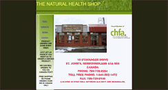 Desktop Screenshot of naturalhealthshopstjohns.com